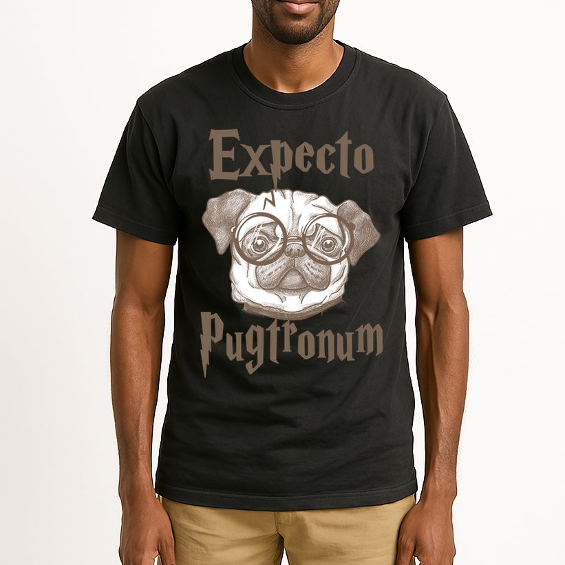 Expecto Pugtronum Funny Pug Tall T-Shirt