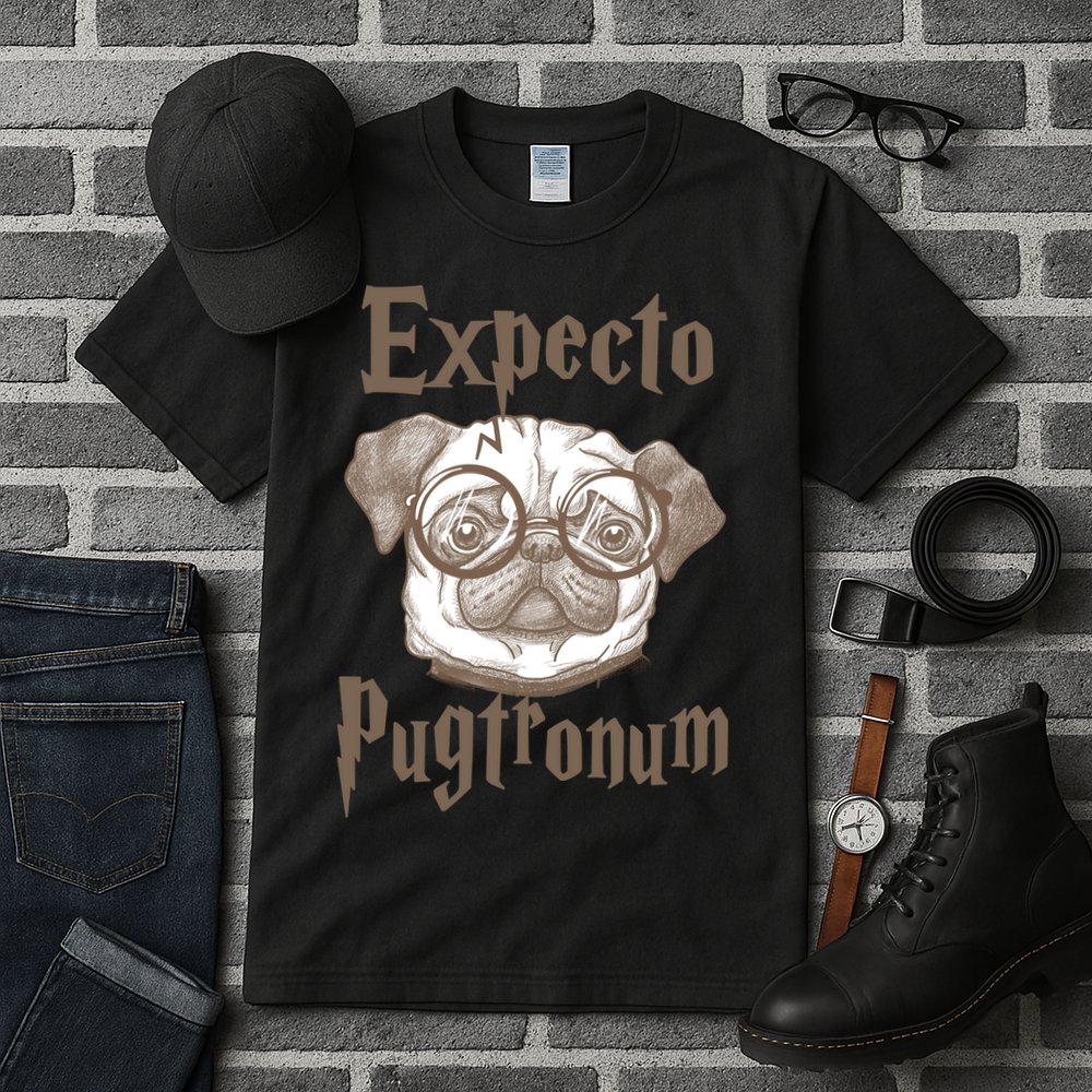 Expecto Pugtronum Funny Pug Tall T-Shirt