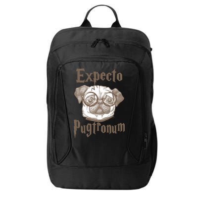 Expecto Pugtronum Funny Pug City Backpack