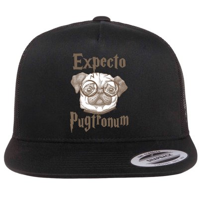 Expecto Pugtronum Funny Pug Flatbill Hat