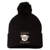 Expecto Pugtronum Funny Pug Pom Pom 12in Knit Beanie