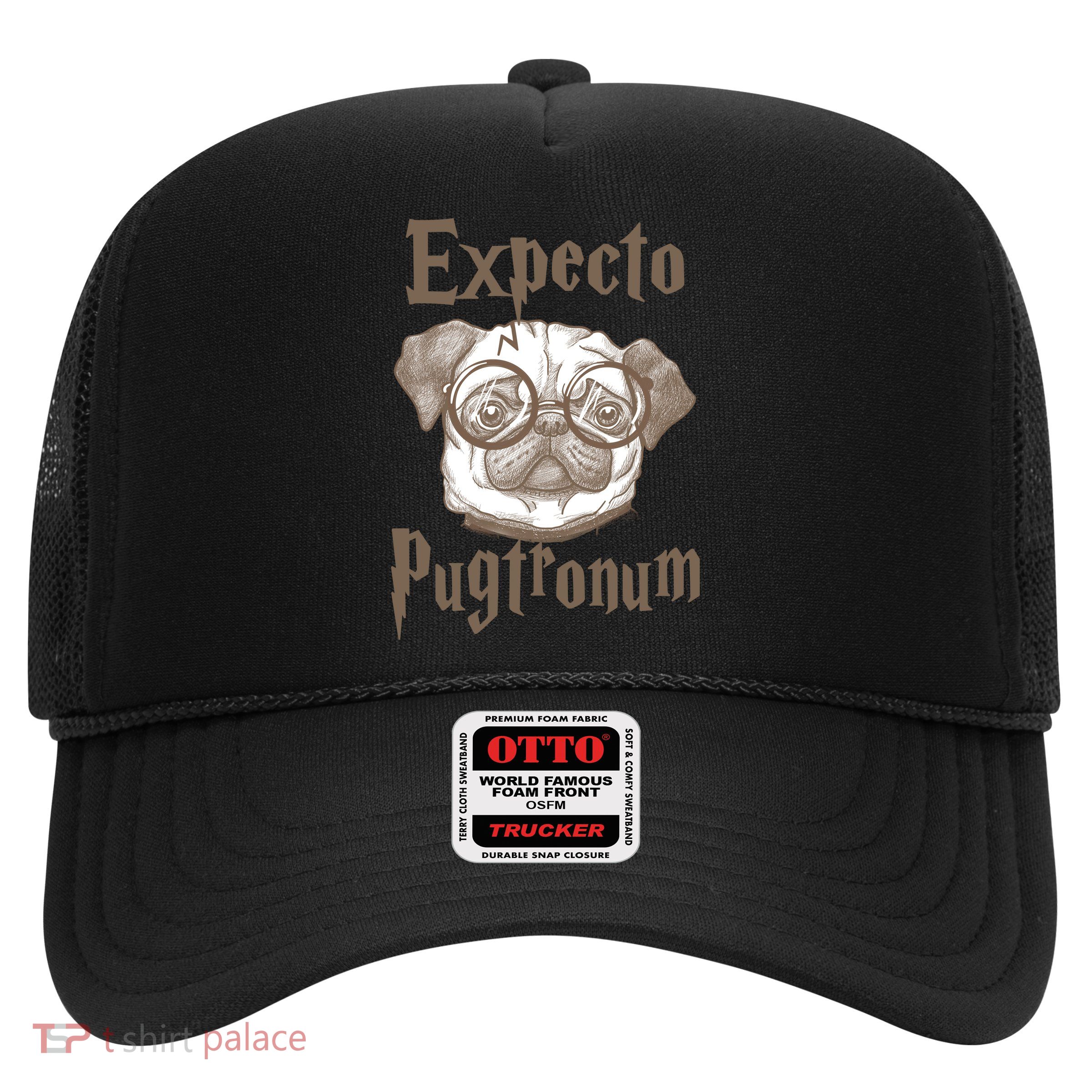 Expecto Pugtronum Funny Pug Trucker Hat