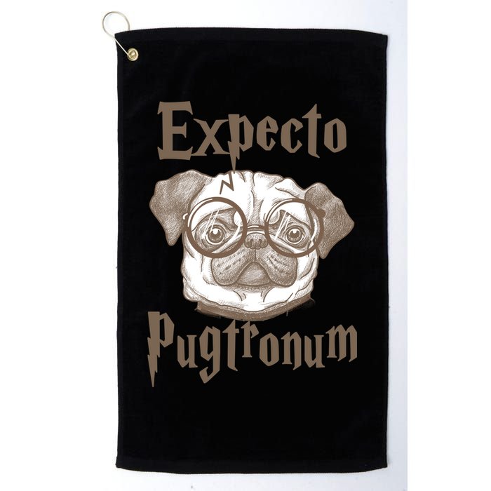 Expecto Pugtronum Funny Pug Golf Towel