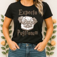 Expecto Pugtronum Funny Pug Womens T-Shirt