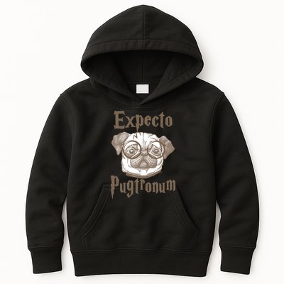 Expecto Pugtronum Funny Pug Kids Hoodie