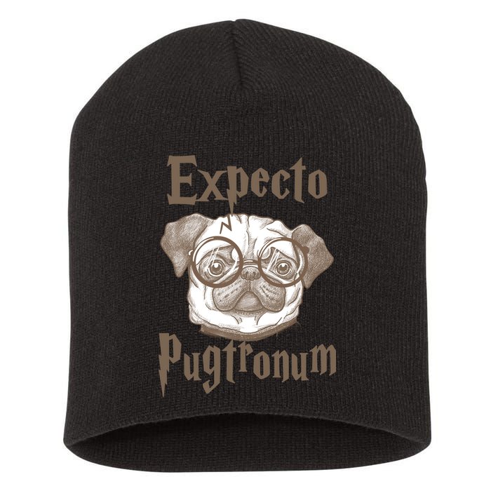 Expecto Pugtronum Funny Pug Short Acrylic Beanie