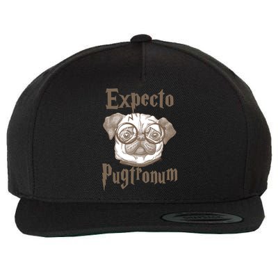 Expecto Pugtronum Funny Pug Wool Snapback Cap