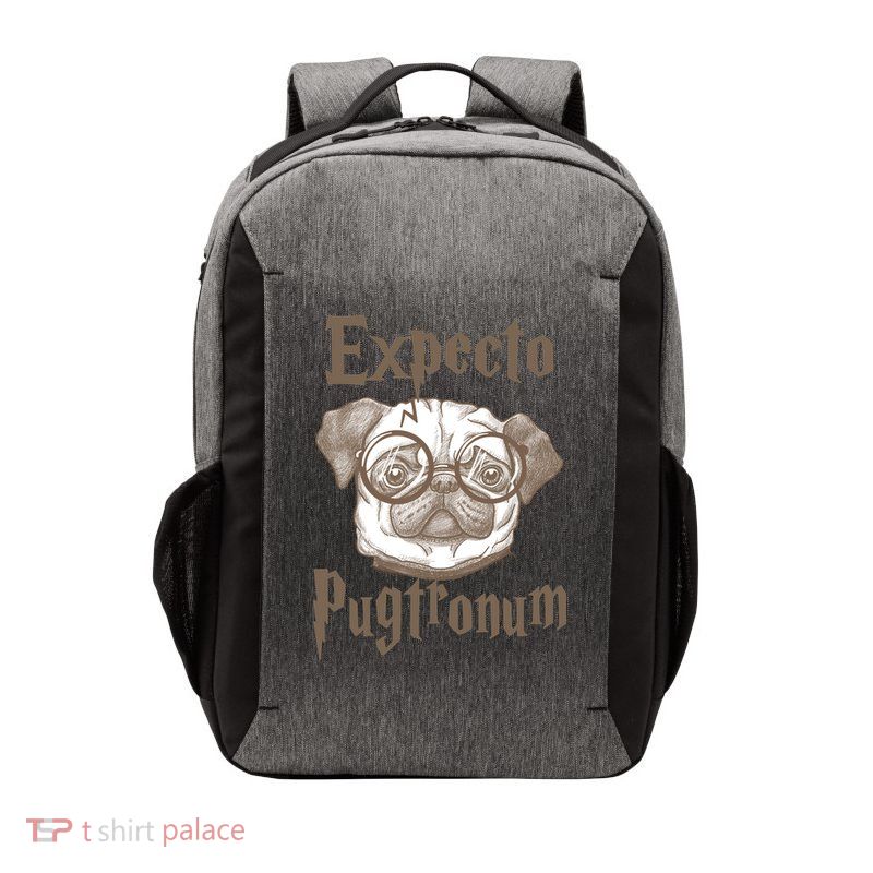 Expecto Pugtronum Funny Pug Vector Backpack