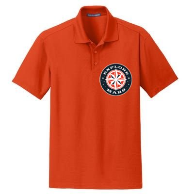 Explore Mars Dry Zone Grid Polo