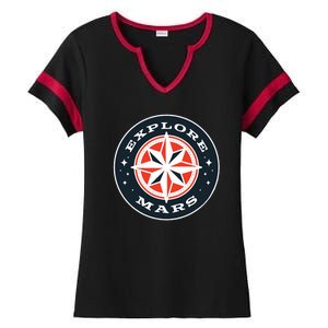 Explore Mars Ladies Halftime Notch Neck Tee