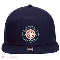 Explore Mars 7 Panel Mesh Trucker Snapback Hat