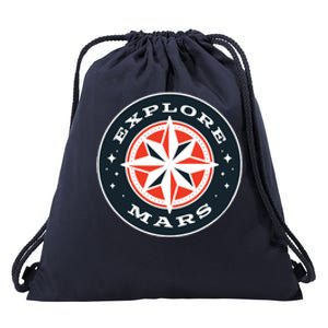 Explore Mars Drawstring Bag