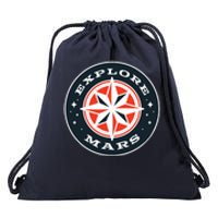 Explore Mars Drawstring Bag