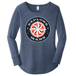 Explore Mars Women's Perfect Tri Tunic Long Sleeve Shirt