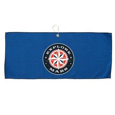 Explore Mars Large Microfiber Waffle Golf Towel