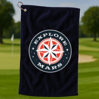 Explore Mars Golf Towel