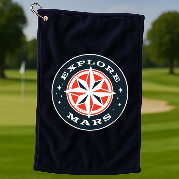 Explore Mars Golf Towel