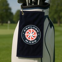 Explore Mars Golf Towel