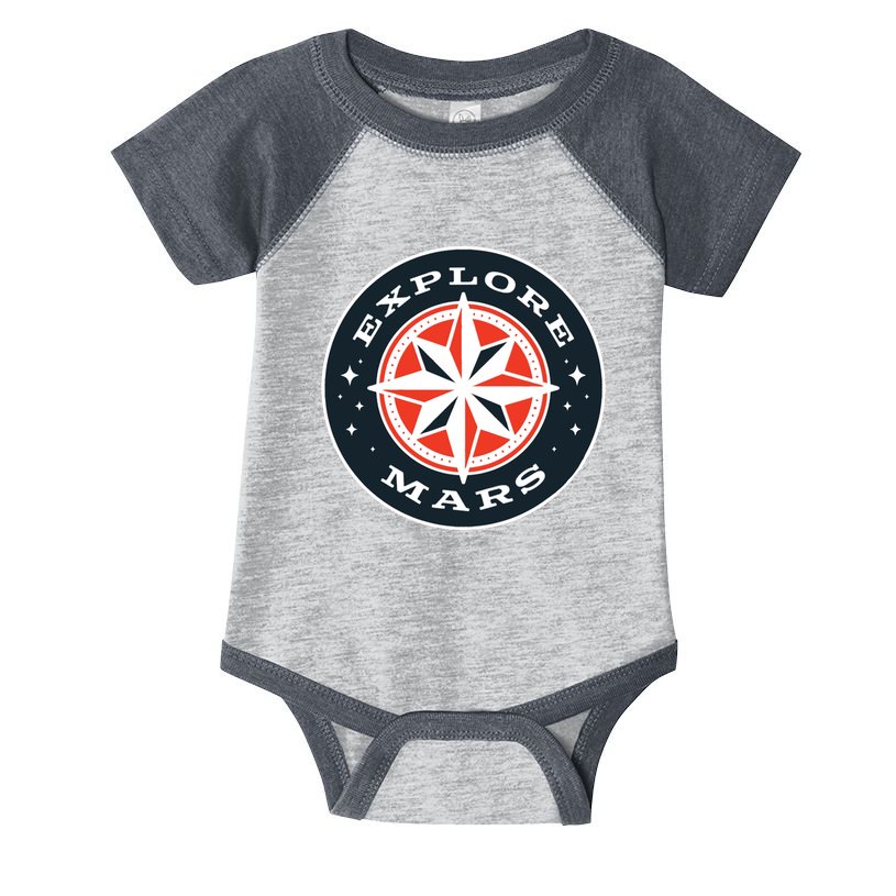 Explore Mars Infant Baby Jersey Bodysuit