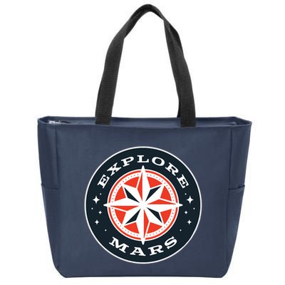 Explore Mars Zip Tote Bag