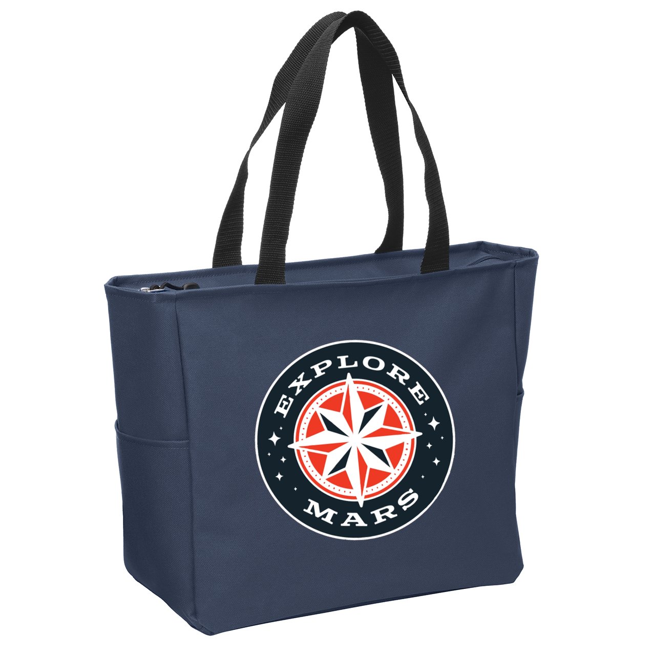 Explore Mars Zip Tote Bag