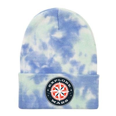 Explore Mars Tie Dye 12in Knit Beanie