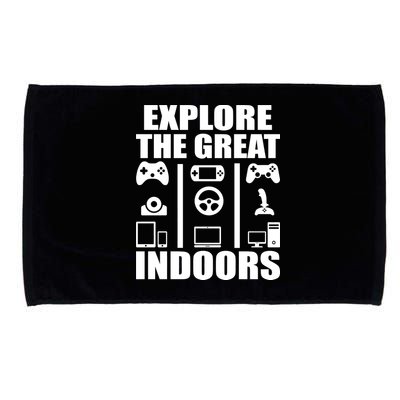 Explore The Great Indoors Funny Video Game Microfiber Hand Towel