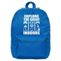 Explore The Great Indoors Funny Video Game 16 in Basic Backpack