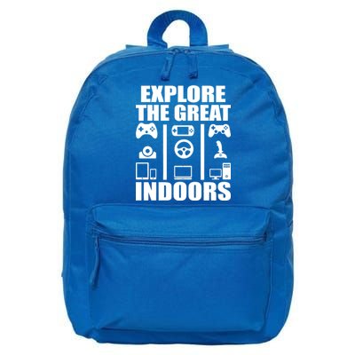 Explore The Great Indoors Funny Video Game 16 in Basic Backpack