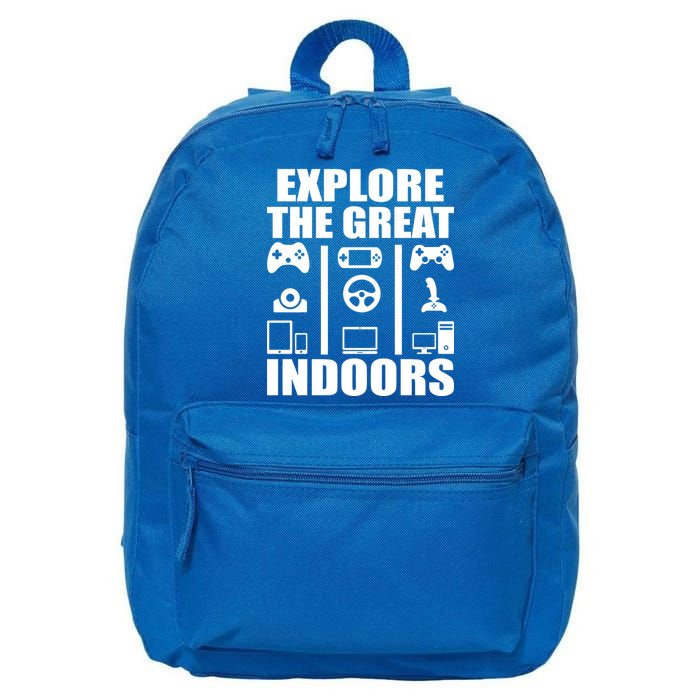 Explore The Great Indoors Funny Video Game 16 in Basic Backpack