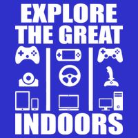 Explore The Great Indoors Funny Video Game Magnet