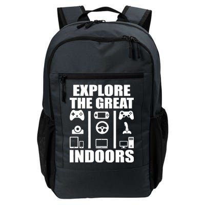 Explore The Great Indoors Funny Video Game Daily Commute Backpack