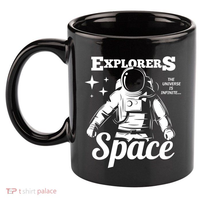 Explorers In Space 11oz C Handle Ceramic Mug