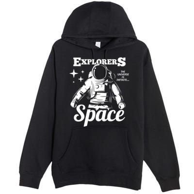 Explorers In Space Premium Pullover Hoodie