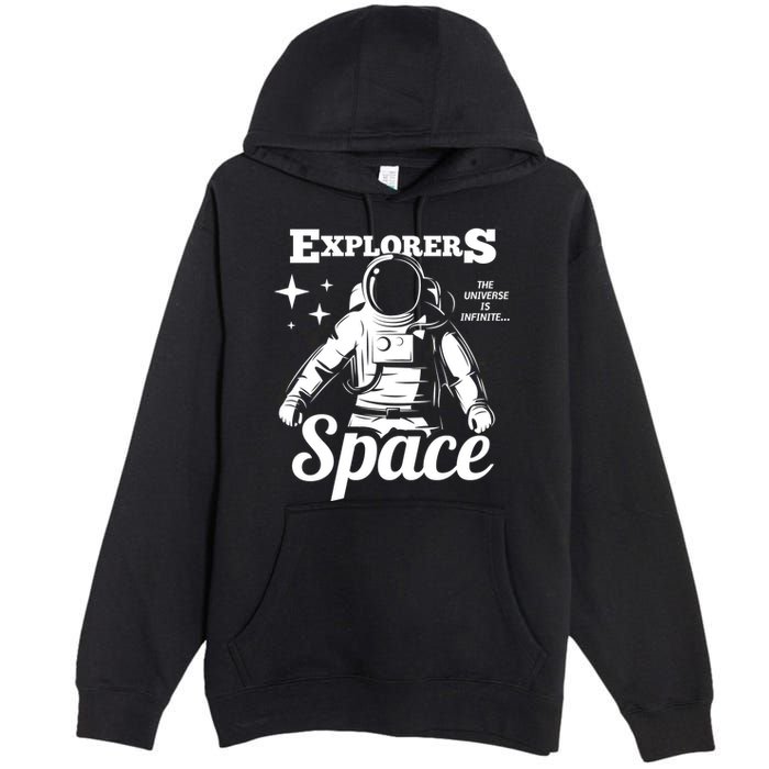 Explorers In Space Premium Pullover Hoodie