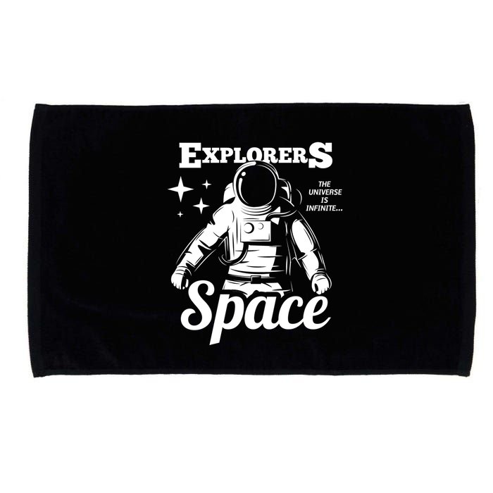 Explorers In Space Microfiber Hand Towel