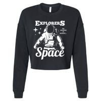 Explorers In Space Cropped Pullover Crew