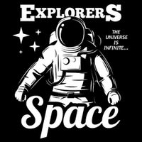Explorers In Space Women's Perfect Tri Rocker Tank