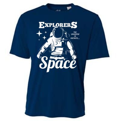 Explorers In Space Cooling Performance Crew T-Shirt