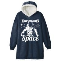 Explorers In Space Hooded Wearable Blanket