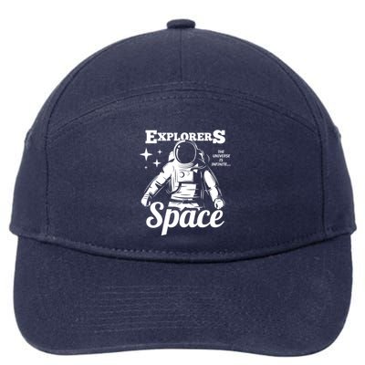Explorers In Space 7-Panel Snapback Hat