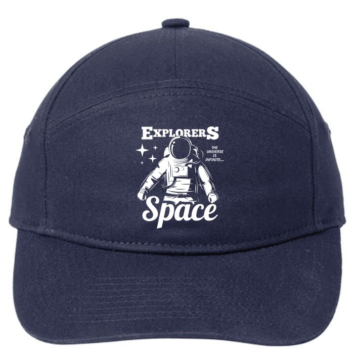 Explorers In Space 7-Panel Snapback Hat
