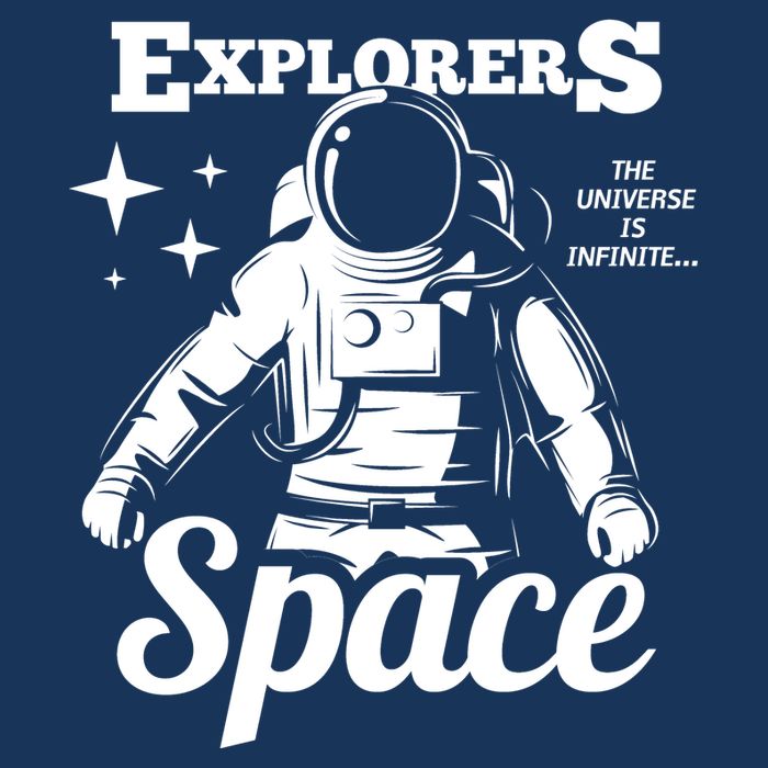Explorers In Space 7-Panel Snapback Hat