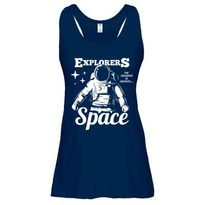 Explorers In Space Ladies Essential Flowy Tank