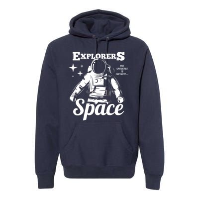 Explorers In Space Premium Hoodie