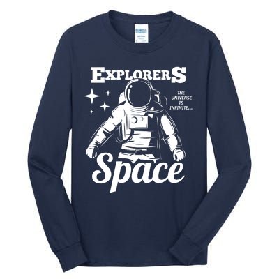 Explorers In Space Tall Long Sleeve T-Shirt