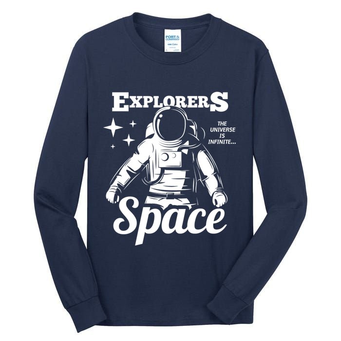 Explorers In Space Tall Long Sleeve T-Shirt