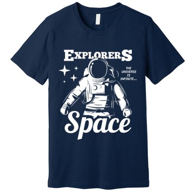 Explorers In Space Premium T-Shirt