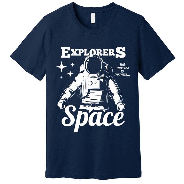 Explorers In Space Premium T-Shirt