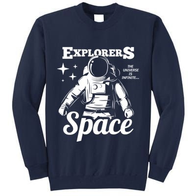 Explorers In Space Tall Sweatshirt
